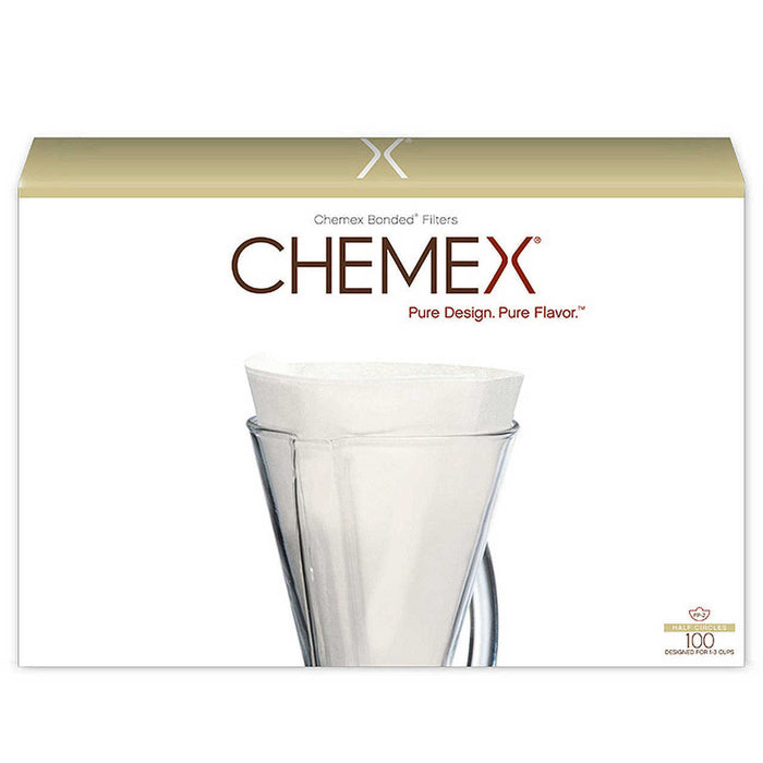CHEMEX® BONDED FILTERS UNFOLDED HALF MOON 100 Sheets  |  شيميكس - مرشحات نصف القمر غير المطوية