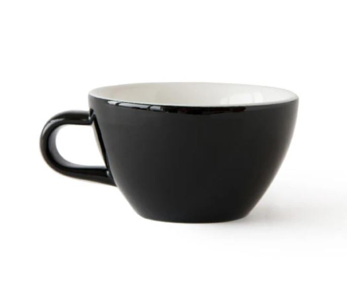 Acme - Black cup 190 ml with saucer | أكمي - كوب اسبريسو اسود 190 مل مع صحن