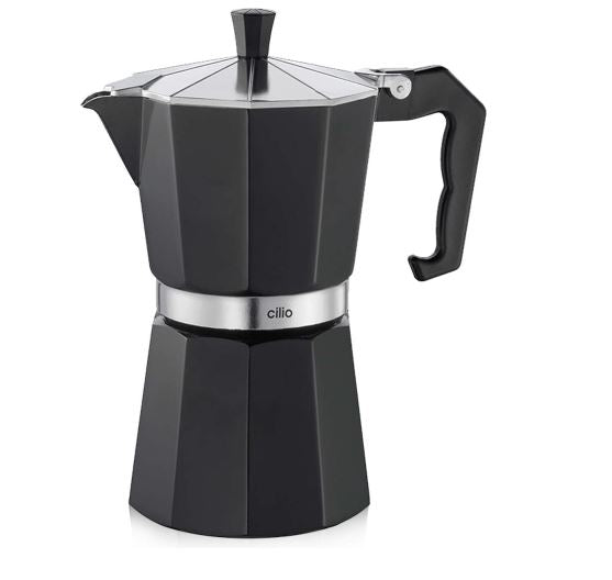 Cilio - Espresso Maker "Classico" Black | صانعة الاسبرسو الايطالي - لون أسود
