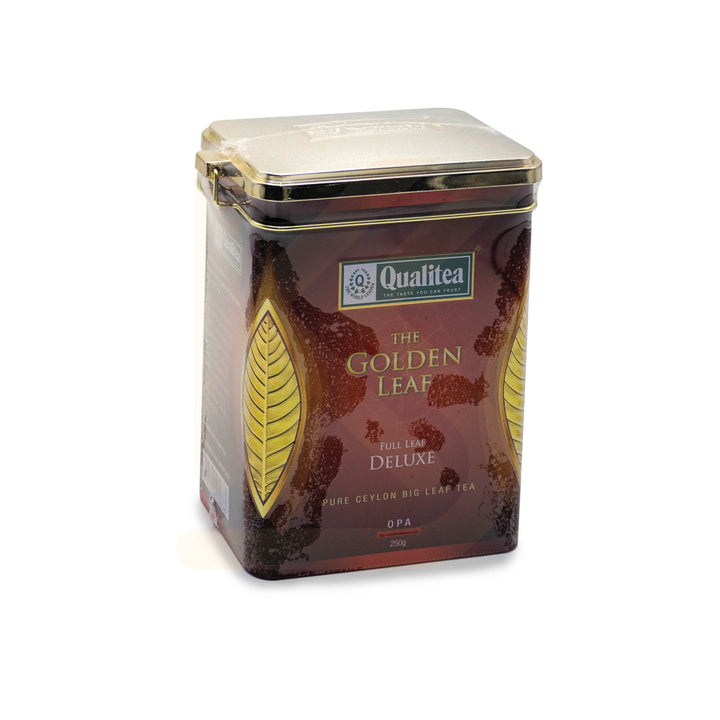 Qualitea The Golden Leaf – Full Leaf Deluxe 250g |  شاي كواليتي ذا قولدن ليف - ورق كامل فاخر 250 جرام