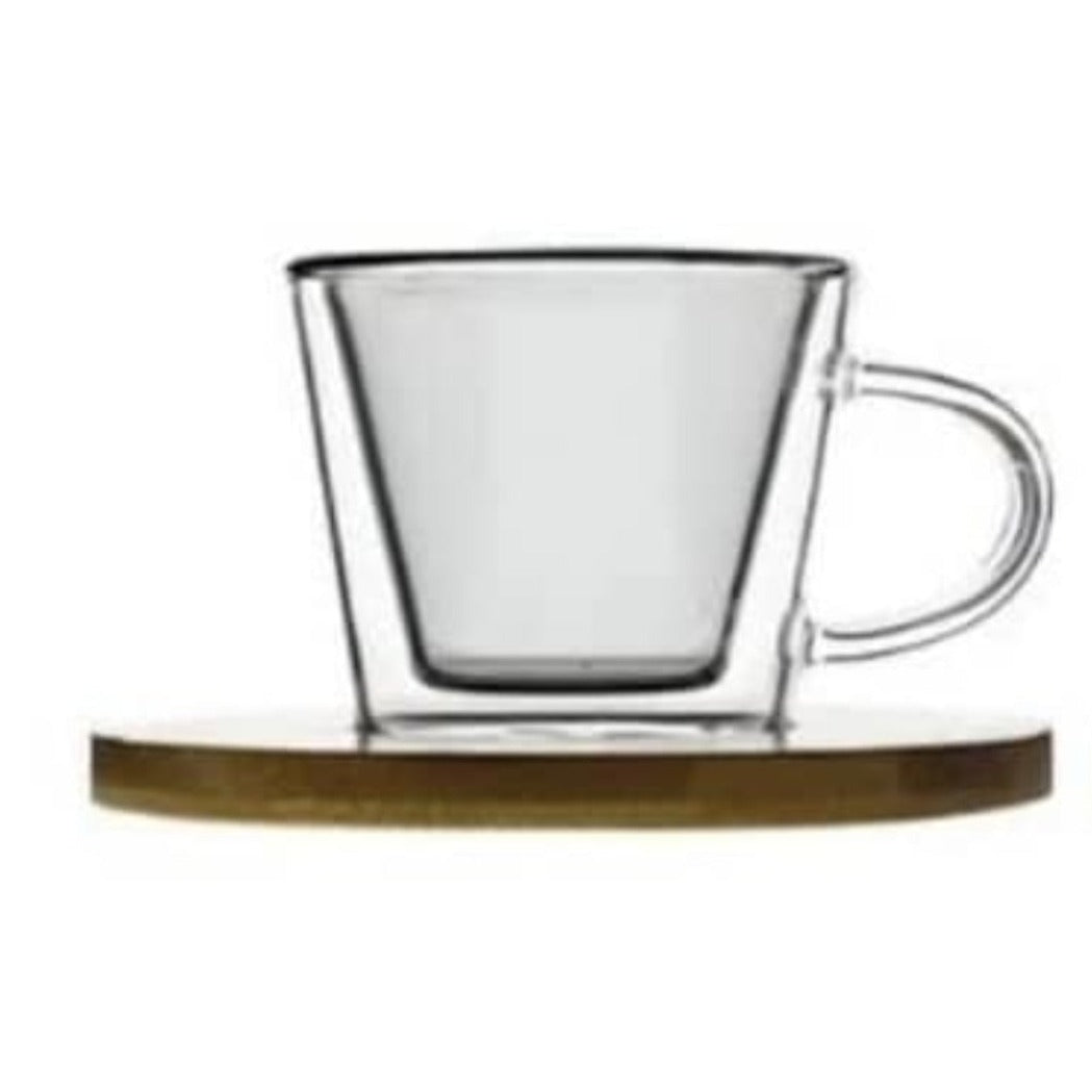 Turkish Coffee Cup Transparent 75 ml  |  كوب قهوة تركي شفاف 75 مل