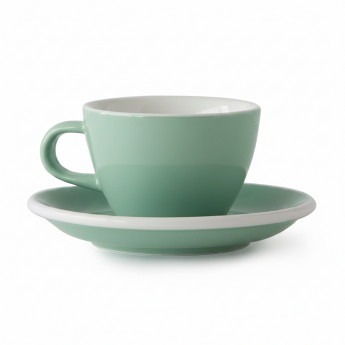 Acme - Green cup 150 ml with saucer | أكمي - كوب اسبريسو اخضر 150 مل مع صحن