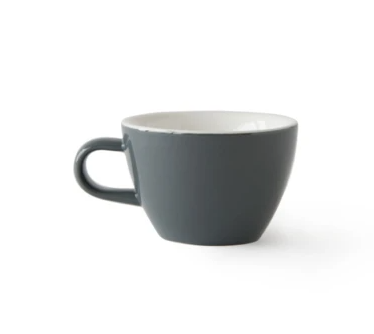 Acme - Grey cup 150 ml with saucer | أكمي - كوب اسبريسو رمادي 150 مل مع صحن