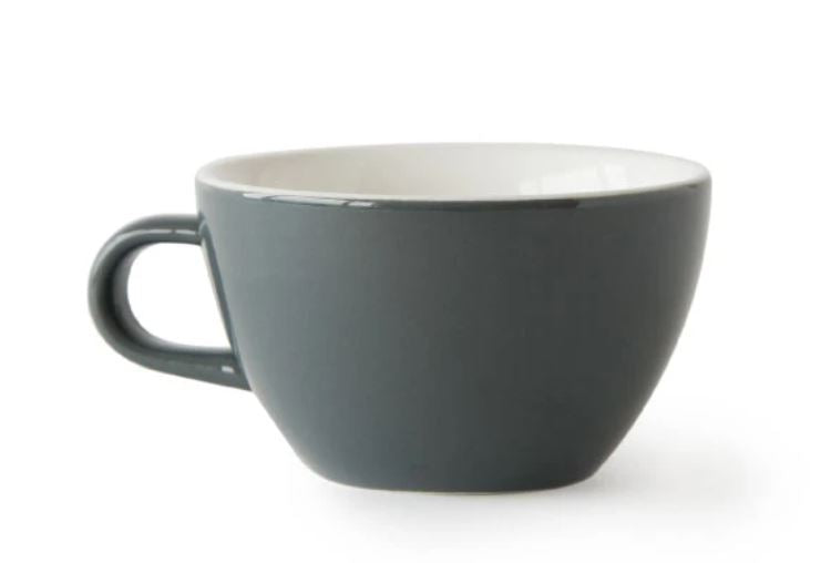 Acme - Grey cup 280 ml with saucer | أكمي - كوب اسبريسو رمادي 280 مل مع صحن