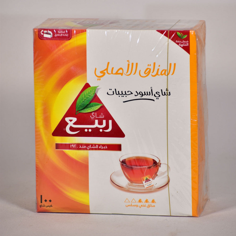 Rabea Tea - Original Taste - 100 tea bags | شاي ربيع - المذاق الأصلي - 100 كيس شاي