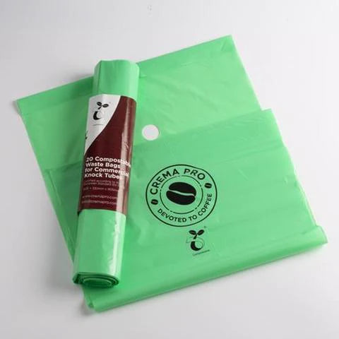 Crema Pro - Commercial Knock Bin Waster Bags - 20 PCS | كريما برو -