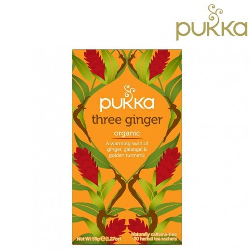 Pukka - Three Ginger Organic Tea 20 Bags | بوكا - شاي الزنجبيل العضوي 20 كيس