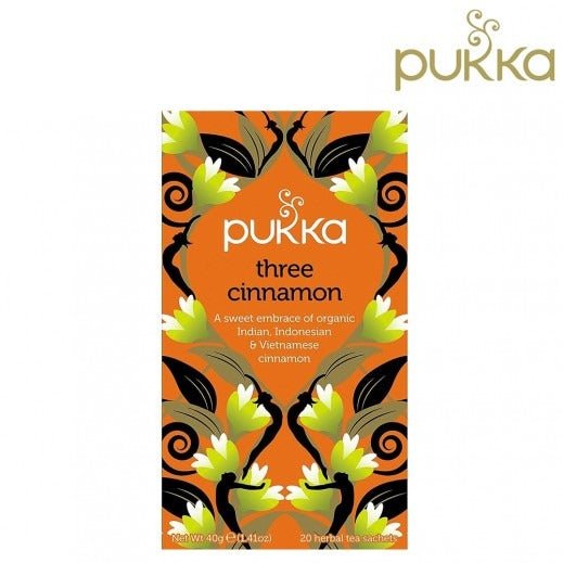 Pukka - Three Cinnamon Organic Tea 20 Bags | بوكا - شاي ثري سينامون العضوي 20 كيس