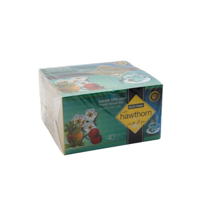 Shiffa Home - Hawthorn Mixed Herbal Tea - 40 tea bags | شفاء هوم - شاي الاعشاب المختلطة مع الزعرور - 40 كيس
