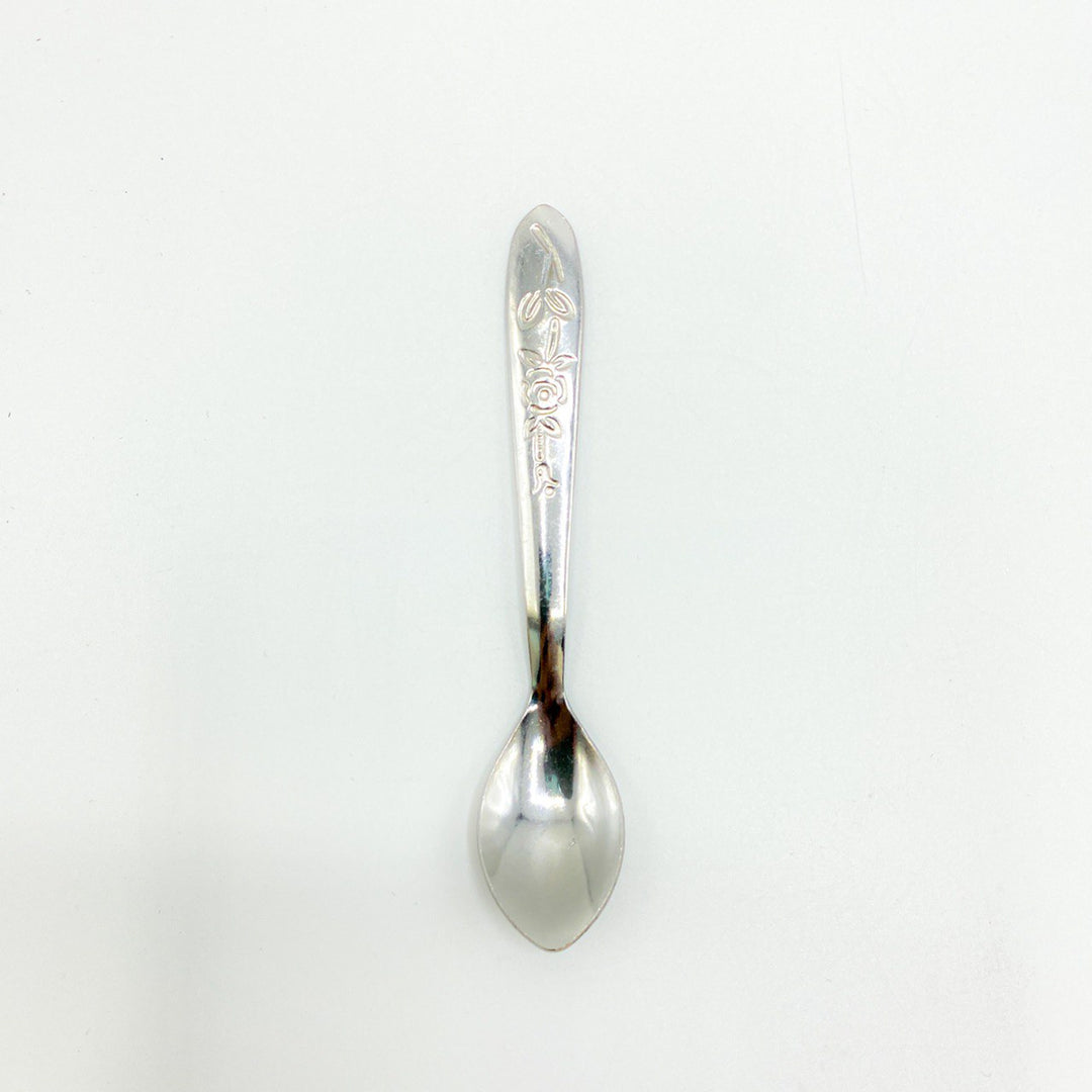 كريستال كوب - طقم ملاعق شاي فضي 12 حبة  |  Crystal Cup - Tea Spoons Set Silver 12 Pcs