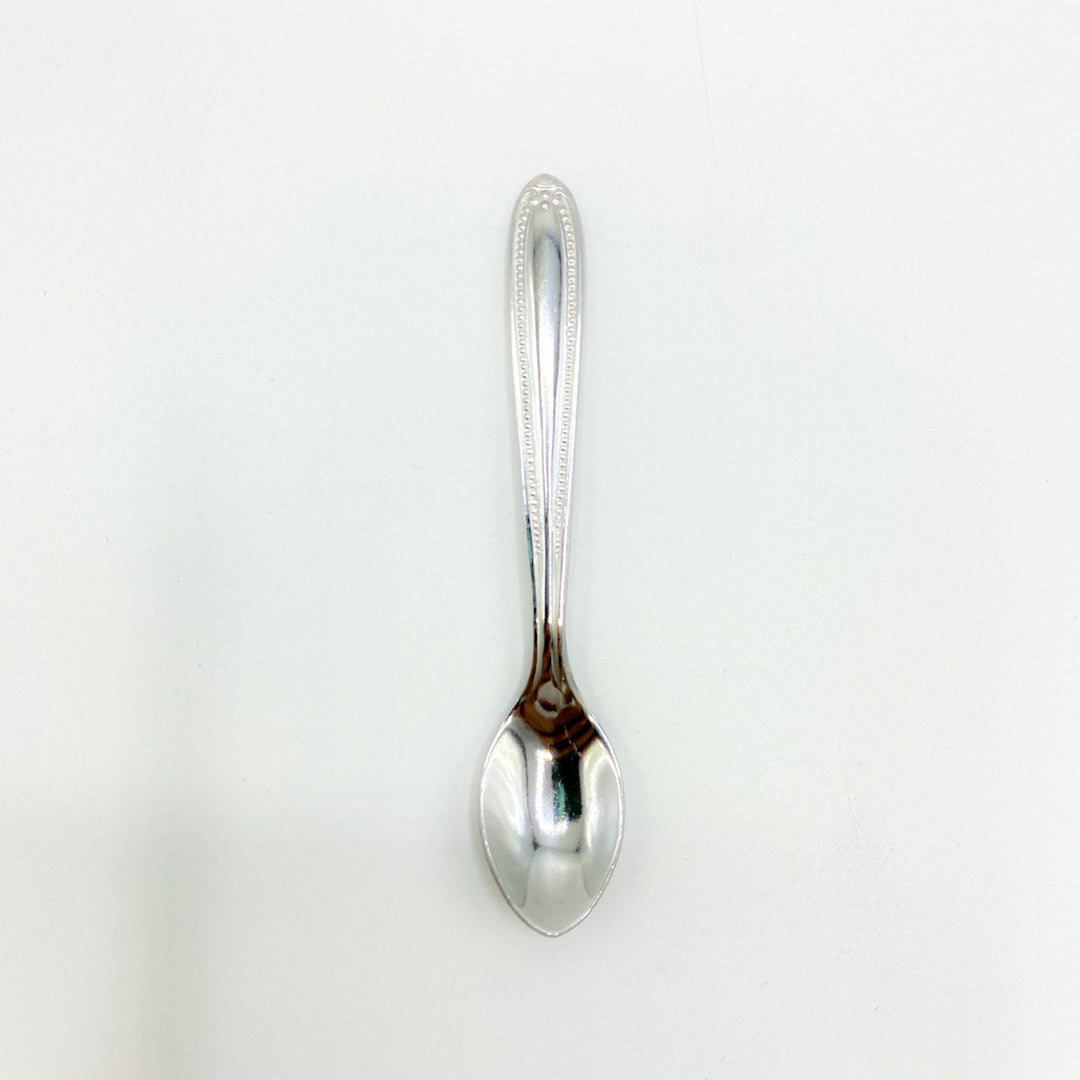كريستال كوب - طقم ملاعق شاي نيكلاس فضي 12 حبة  |  Crystal Cup - Tea Spoons Set Necklace Silver 12 Pcs