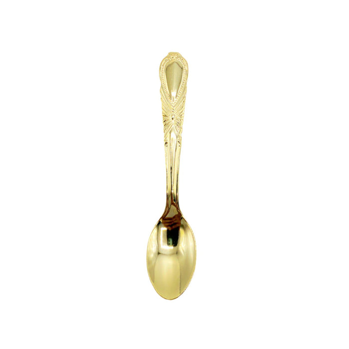 Crystal Cup - Tea Spoon Small set  3 (12 Pcs) - Gold