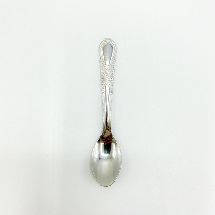 Crystal Cup - Tea Spoon set 3 (12 Pcs) - Silver