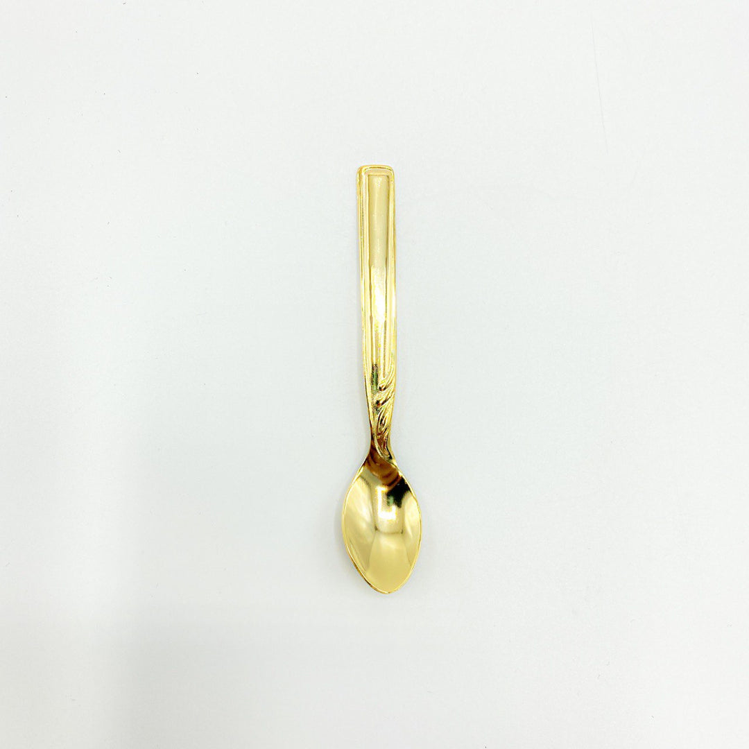 Hasan Bin Ali - Tea Spoon set (12 Pcs) - Gold | حسن بن علي - طقم ملاعق شاي (12 حبة) - ذهبي