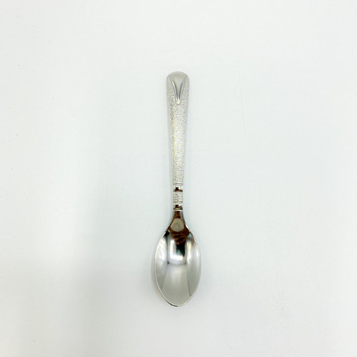 Crystal Cup - Tea Spoon set 4 (12 Pcs) - Silver