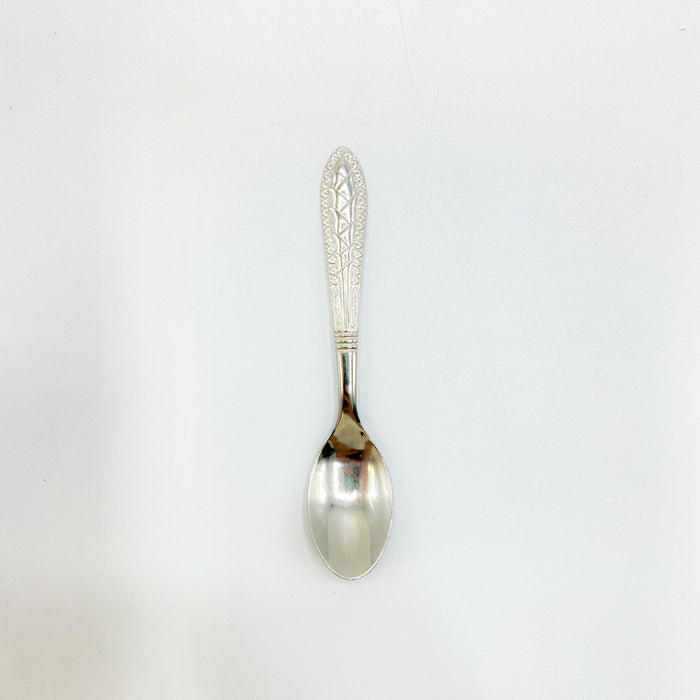 Crystal Cup - Tea Spoon set 2 (12 Pcs) - Silver