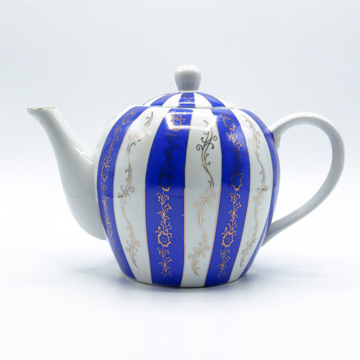 Crystal Cup - Color Porcelain tea pot 1600 ml - Blue