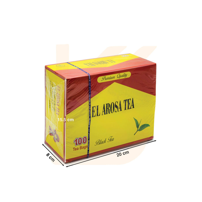 El Arosa Tea - 100 Black Tea Bag |شاي العروسة 100 كيس