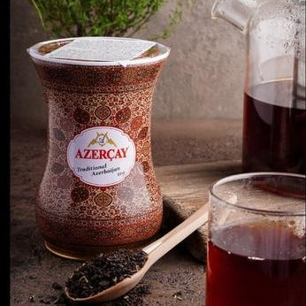 Azercay - Armudo Black Tea with thyme100 g |  أذر شاي -  الارمودو شاي  أسود خشن بالزعتر