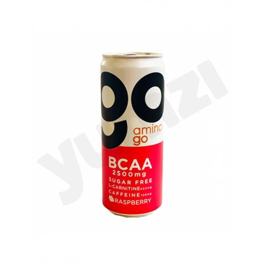 Amino Go - Sugar Free BCAA Raspberry Drink 330 ml | أمينو جو - شراب التوت خالٍ من السكر 330 مل