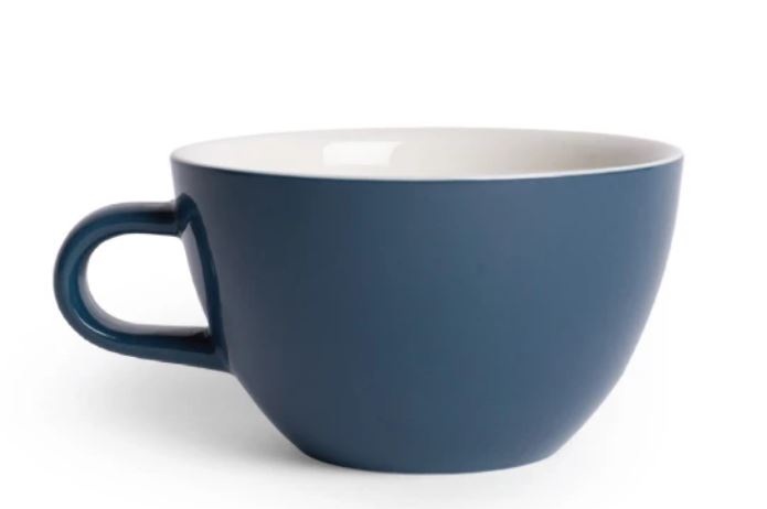Acme - Dark Blue cup 280 ml with saucer | أكمي - كوب اسبريسو ازرق غامق 280 مل مع صحن